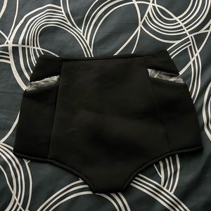 REHAB black sailor style shorts